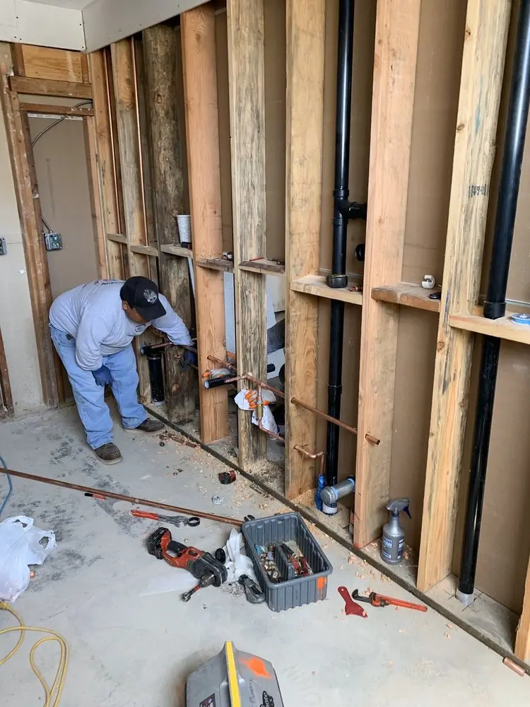 Commercial rough-in plumbing for Trenchless Sewer Repair in Highland Park